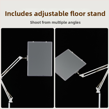 Stāvošs difūzais gaismas fotogrāfijas ekrāns — rotaslietu un gredzenu fotografēšana, atstarojoši mazie priekšmeti, pārtikas fotografēšana, Zīmols: Light and Shadow Stars