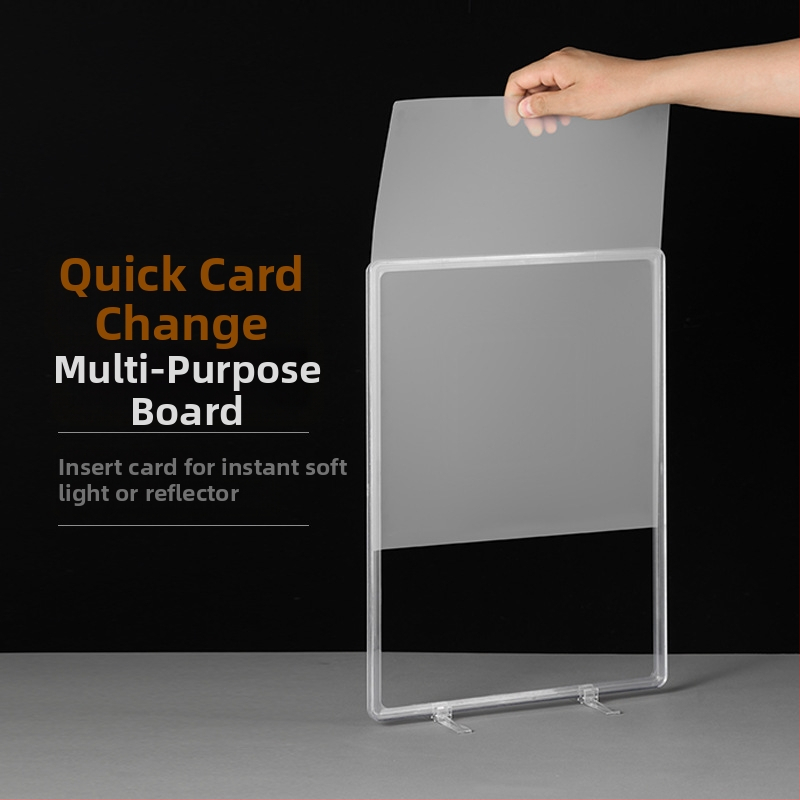 Stāvošs difūzais gaismas fotogrāfijas ekrāns — rotaslietu un gredzenu fotografēšana, atstarojoši mazie priekšmeti, pārtikas fotografēšana, Zīmols: Light and Shadow Stars