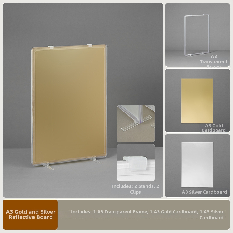 Stāvošs difūzais gaismas fotogrāfijas ekrāns — rotaslietu un gredzenu fotografēšana, atstarojoši mazie priekšmeti, pārtikas fotografēšana, Zīmols: Light and Shadow Stars