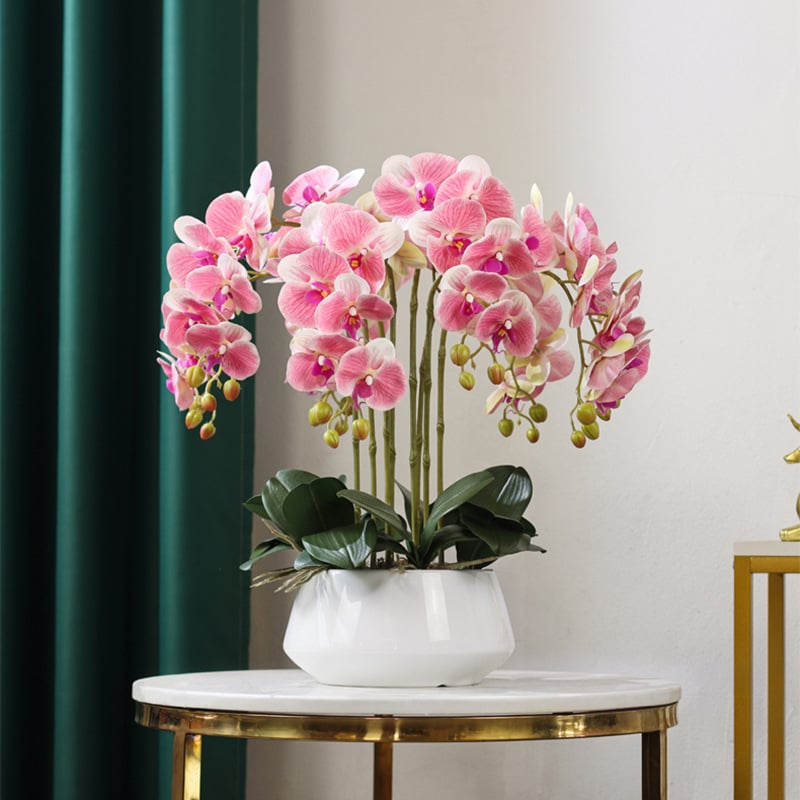 Dalisen Umjetna Phalaenopsis cvijet od svile; marka: Dalisen; materijal: svila; sorta: Phalaenopsis; izrada: Drugo; namjena: Drugo