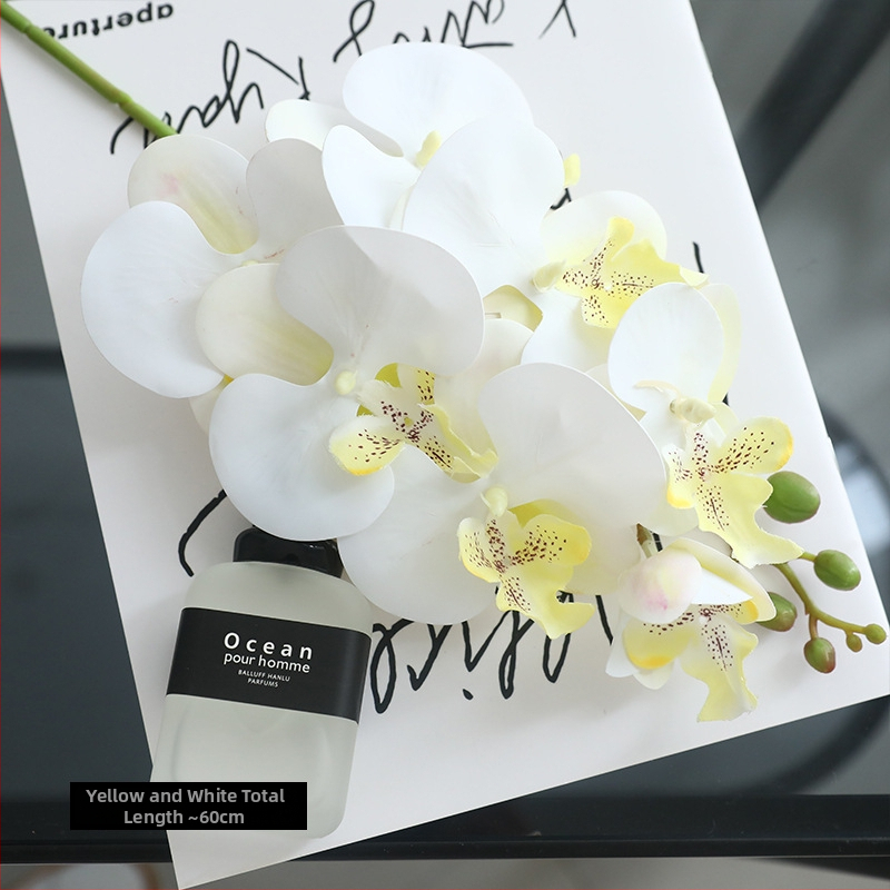 Dalisen Umjetna Phalaenopsis cvijet od svile; marka: Dalisen; materijal: svila; sorta: Phalaenopsis; izrada: Drugo; namjena: Drugo