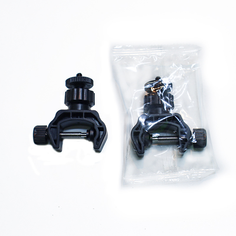 Suport universal pentru telefon mobil pentru transmisiuni live, cu țeavă rotundă, clemă retractabilă puternică și clemă de extindere | ABS plastic, sarcină de până la 5 kg