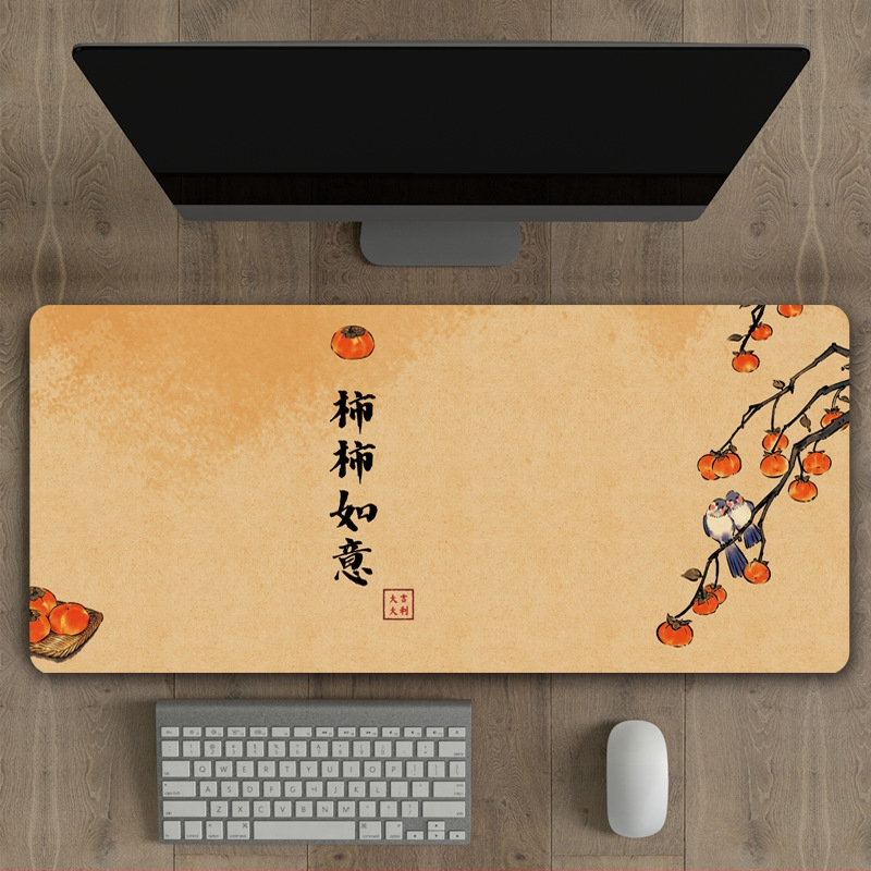 Podložka pod stôl z prírodného kaučuku, jednostranná, štýl Národný trend – kancelárska podložka na stôl