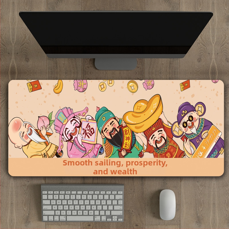 Podložka pod stôl z prírodného kaučuku, jednostranná, štýl Národný trend – kancelárska podložka na stôl