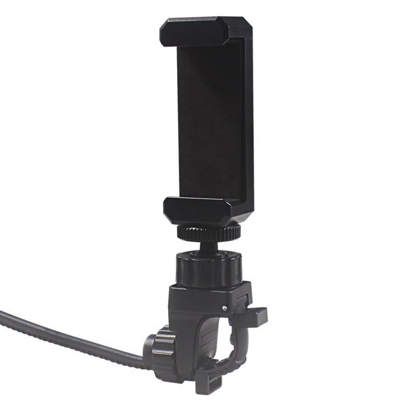 Κλιπ κινητού με πολυλειτουργική βάση για εγγραφή και ζωντανή μετάδοση; αντέχει έως 2-5 kg; υλικά ABS/TPR/TPC nylon; συμβατό με όλα τα μοντέλα; στερεώνει σταθερά κυκλικές, τετράγωνες, επίπεδες και ειδικές μορφές.