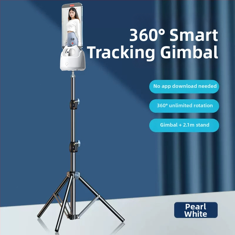 AI stabilizátor pre smartfón s rozpoznávaním tváre, 360° selfie, 270° horizontálne otáčanie, univerzálna kompatibilita