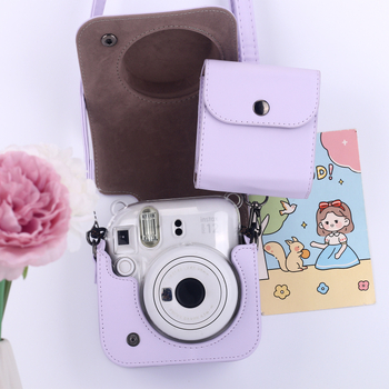 INSTAX Mini12/11 fotoaparato krepšys – PU medžiaga, per petį stilius, unisex, be pamušalo, 2023 ruduo