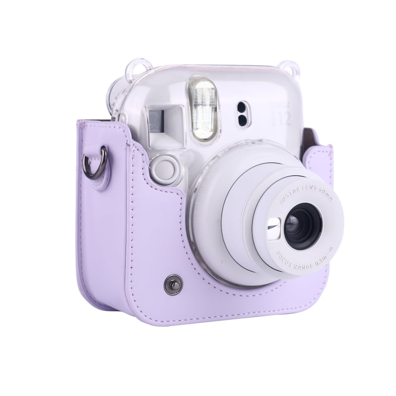 INSTAX Mini12/11 fotoaparato krepšys – PU medžiaga, per petį stilius, unisex, be pamušalo, 2023 ruduo