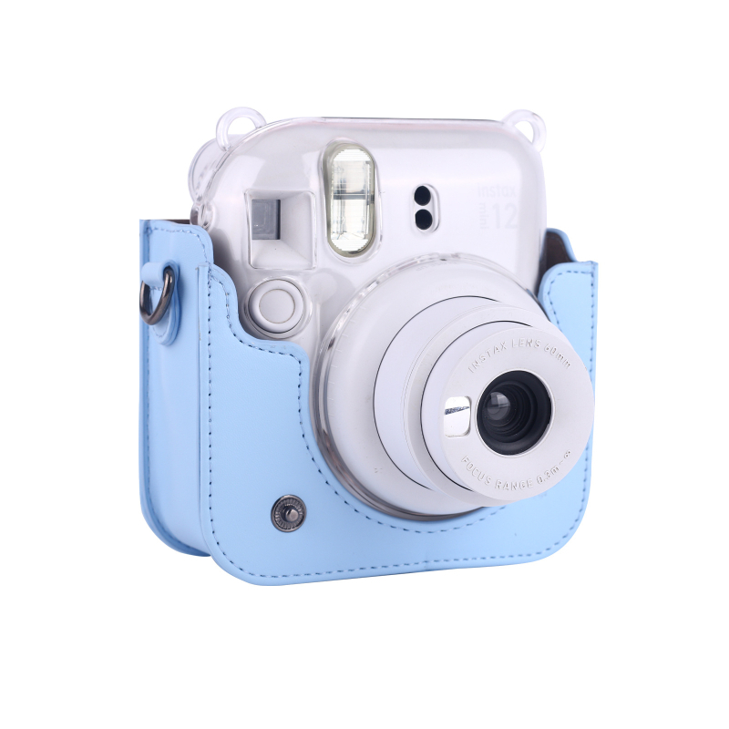 INSTAX Mini12/11 fotoaparato krepšys – PU medžiaga, per petį stilius, unisex, be pamušalo, 2023 ruduo