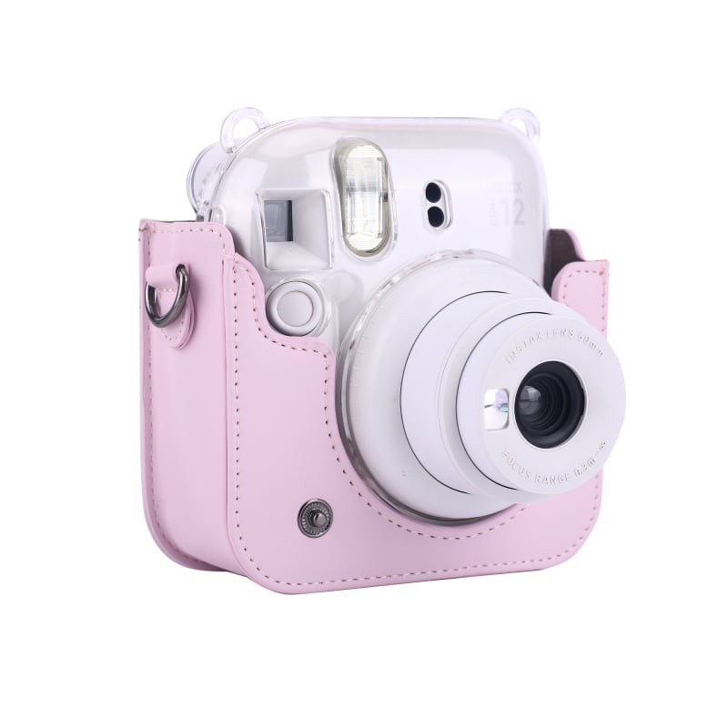 INSTAX Mini12/11 fotoaparato krepšys – PU medžiaga, per petį stilius, unisex, be pamušalo, 2023 ruduo