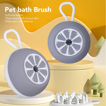 Βούρτσα μπάνιου από σιλικόνη για γάτες – μασάζ, περιποίηση και καθαρισμός