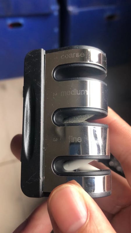 Többfunkciós konyhai élező gyémánt élezéssel, ABS + rozsdamentes acél, nyomtatott logó, 2017 tél megjelenés, modern minimalist stílus