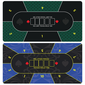 Dazzler – Podloga za poker stol, platno, protuklizna, jednostrana, termalni prijenos tiska