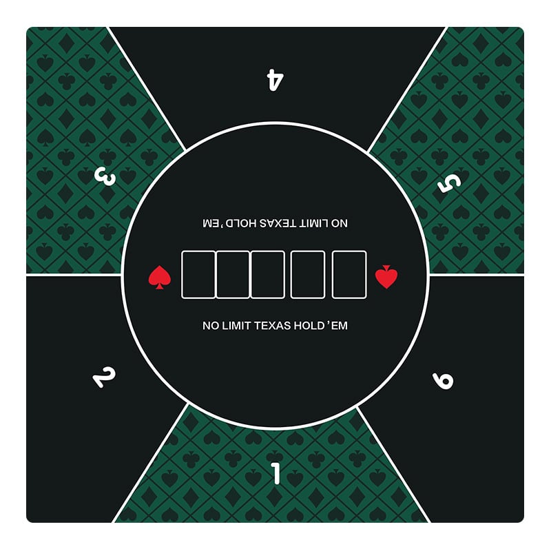Dazzler – Podloga za poker stol, platno, protuklizna, jednostrana, termalni prijenos tiska