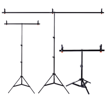 Tianrui Fono laikiklis PVC fono fotografavimui – metalinis rėmas, produktų fotografavimui, išplečiamas iki 2 m