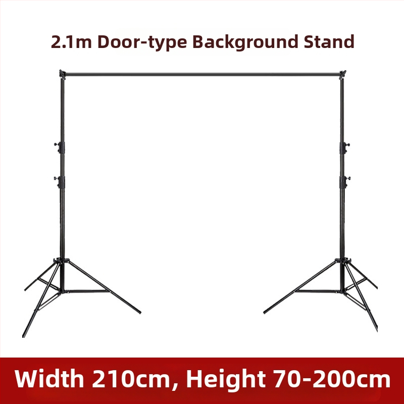 Tianrui Fono laikiklis PVC fono fotografavimui – metalinis rėmas, produktų fotografavimui, išplečiamas iki 2 m