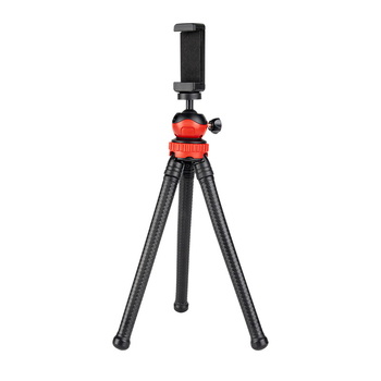 Telefon tripod állvány, univerzális stílus, teleszkópos és összecsukható, műanyag kivitel, testreszabás támogatott