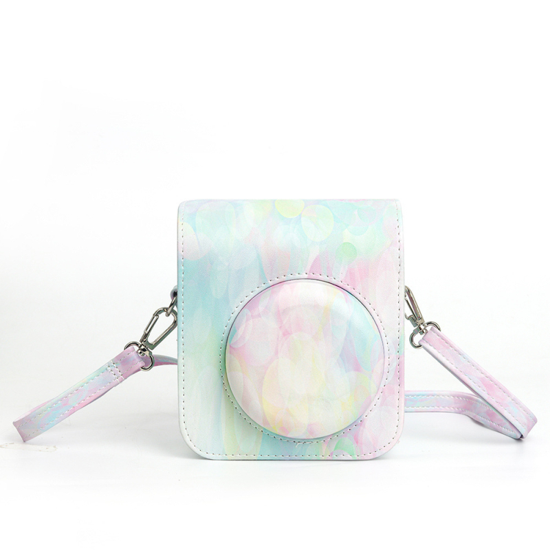 Husă de protecție din PU pentru Fuji Instax Mini 12 / Polaroid Mini 12 cameră, căptușită cu PU, compatibilă Mini 12, greutate 126 g