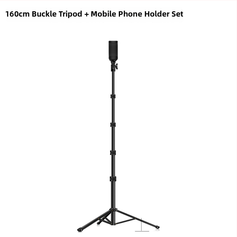 YINGNUOST αλουμινένιο τρίποδο για κάμερα και smartphone – ύψος 130-160 cm, 4-5 τμημάτων τηλεσκοπικού, ικανότητα φόρτωσης 10 kg, βάρος 0,5 kg