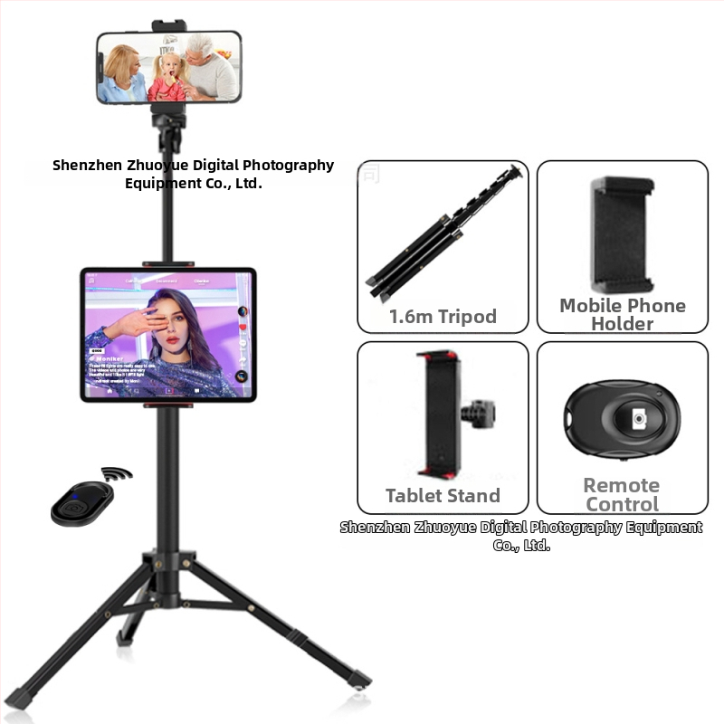 YINGNUOST αλουμινένιο τρίποδο για κάμερα και smartphone – ύψος 130-160 cm, 4-5 τμημάτων τηλεσκοπικού, ικανότητα φόρτωσης 10 kg, βάρος 0,5 kg