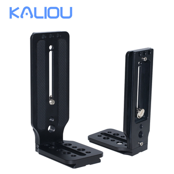 L-tvarovaná doska rýchleho uvoľnenia pre zrkadlovku, hliníková zliatina, nosnosť 2–5 kg, model B016, hmotnosť 0,1 kg