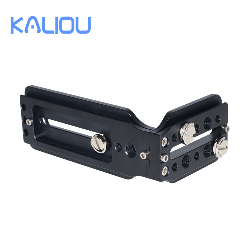 L-tvarovaná doska rýchleho uvoľnenia pre zrkadlovku, hliníková zliatina, nosnosť 2–5 kg, model B016, hmotnosť 0,1 kg