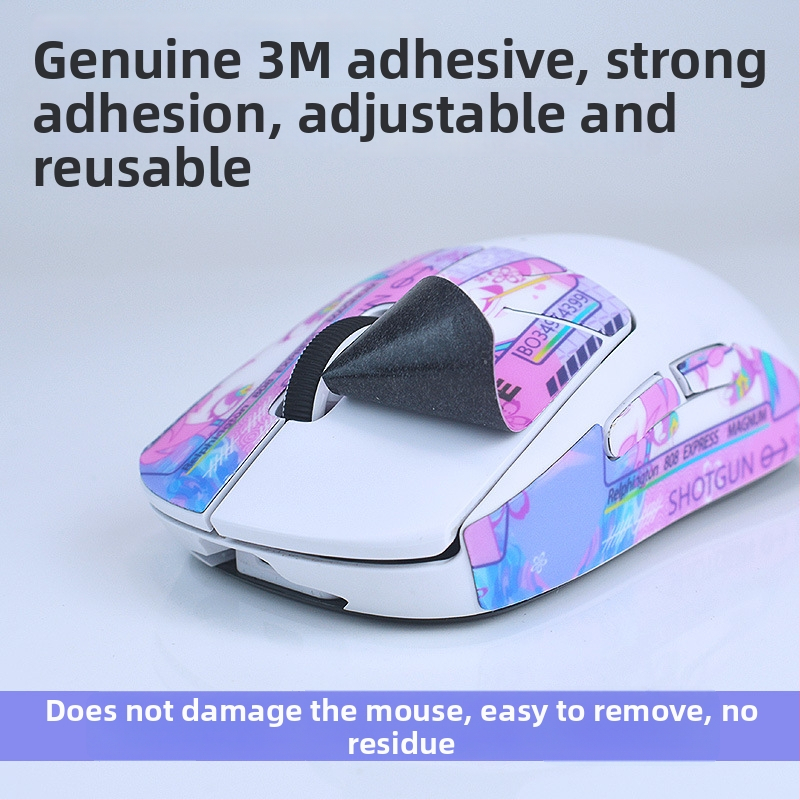 Warm Rice silikona pretslīdēšanas uzlīme Logitech G502 pelēm — materiāls: silikons, process: metāla presēšana, apstrādes režīms: pielāgota kartēšana