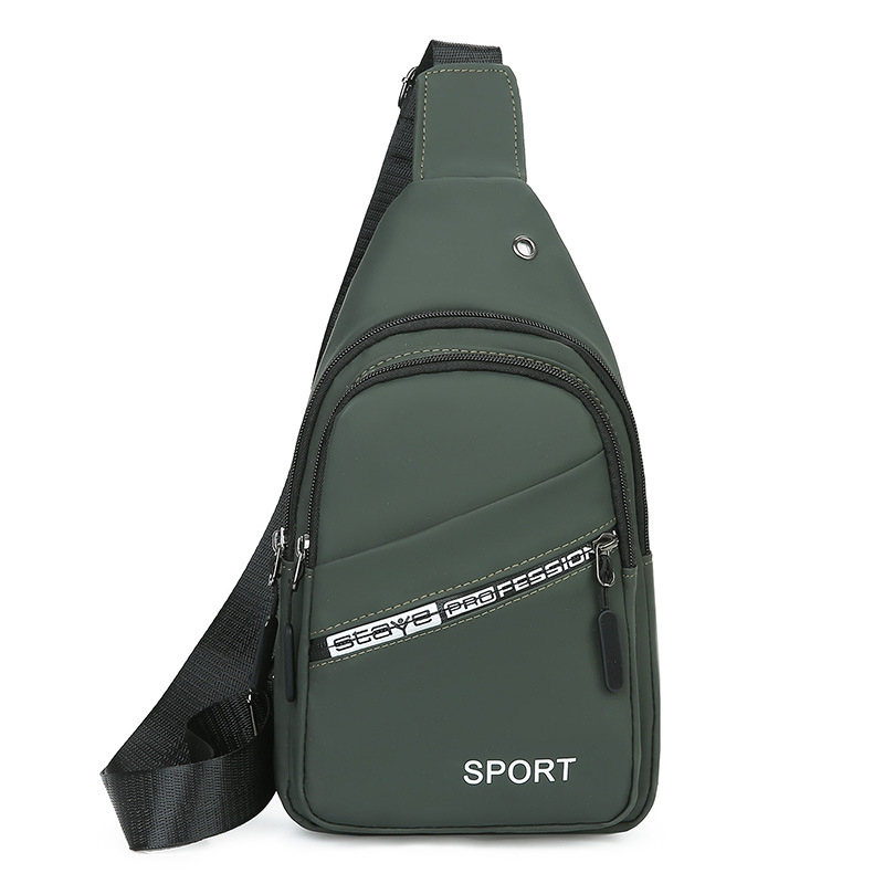 Muška PVC crossbody torbica, vodootporna, sa zatvaračem, vertikalno kvadratnog oblika, trodimenzionalna torba