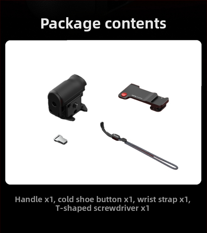 Telesin hlinírová klietka so sadou rukovätí pre ulicnú fotografiu pre DJI Action 3/4/5