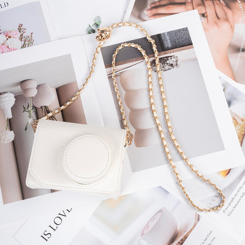 Geantă pentru aparat foto din PU, stil geantă, căptușeală PU, design unisex