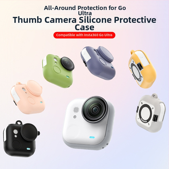 Shadowstone go ultra silikónový kryt pre Insta360 Go Ultra – kryt objektívu, príslušenstvo, ochrana proti pádu, značka Shi qiu, model Shadowstone go ultra, na sklade