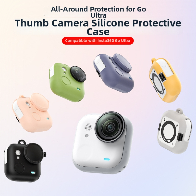 Shadowstone go ultra silikónový kryt pre Insta360 Go Ultra – kryt objektívu, príslušenstvo, ochrana proti pádu, značka Shi qiu, model Shadowstone go ultra, na sklade
