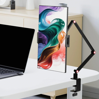 Suport de birou pentru tabletă, design rotativ, model BX-07B3, brand Blive, compatibil cu generațiile iPad/iPhone, înlocuire gratuită.