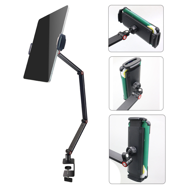 Suport de birou pentru tabletă, design rotativ, model BX-07B3, brand Blive, compatibil cu generațiile iPad/iPhone, înlocuire gratuită.