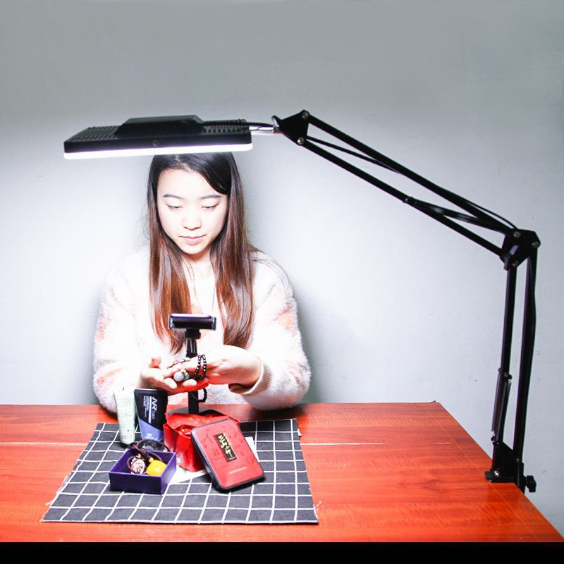 Lumină LED pentru fotografiere pe birou a bijuteriilor, temperaturi de culoare reglabile (trei trepte), 25W