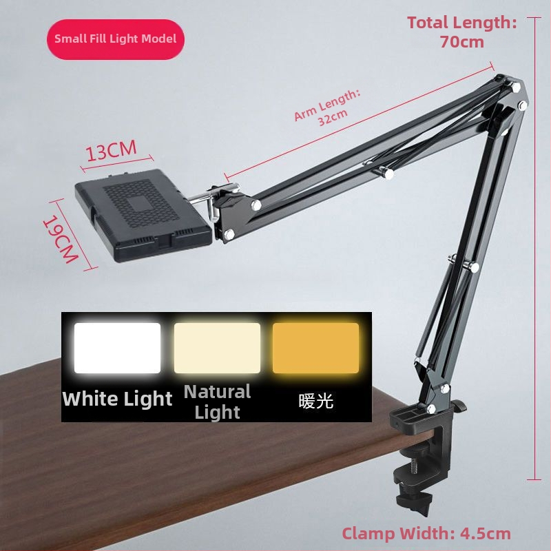 Lumină LED pentru fotografiere pe birou a bijuteriilor, temperaturi de culoare reglabile (trei trepte), 25W