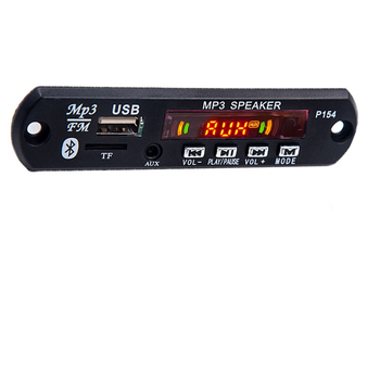 DC12V Auto Bluetooth 5.0 MP3 dekodēšanas plate ar FM radio