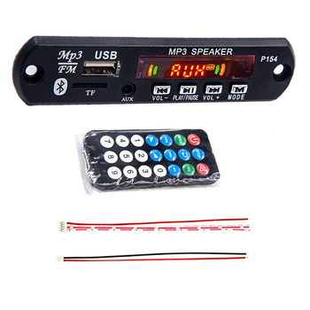 DC12V Auto Bluetooth 5.0 MP3 dekodēšanas plate ar FM radio