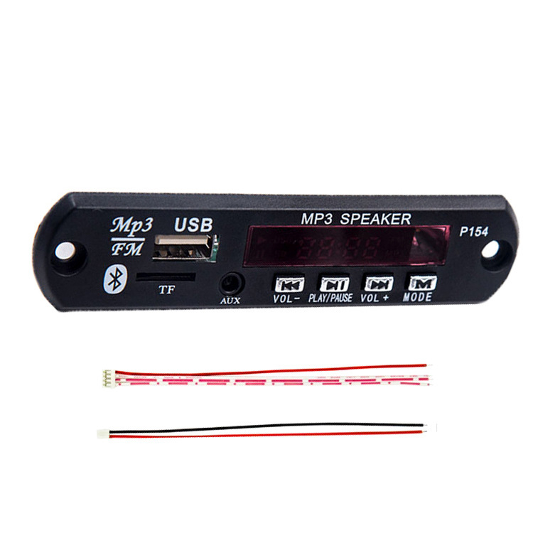 DC12V Auto Bluetooth 5.0 MP3 dekodēšanas plate ar FM radio