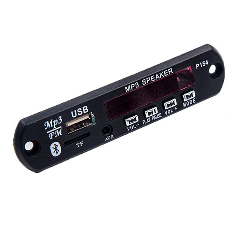 DC12V Auto Bluetooth 5.0 MP3 dekodēšanas plate ar FM radio