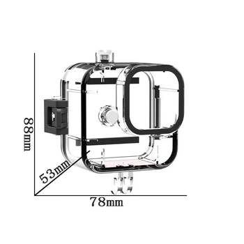 GoPro 11 Mini Vodootporna Kućišta za Akcijsku Kameru, Pribor, Kaljeno Filmsko Pokriće, Ispisani Logo