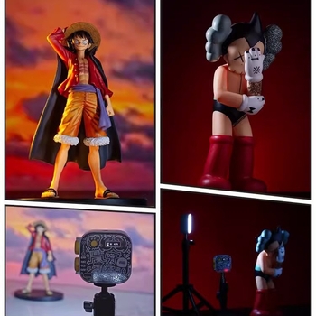 Stander Tofu Lampa RGB – Lumină de umplere de buzunar pentru desktop, streaming și fotografierea fețelor – 6W, 2500–9900K, Reglabilă luminozitate, Reglabilă temperatură de culoare