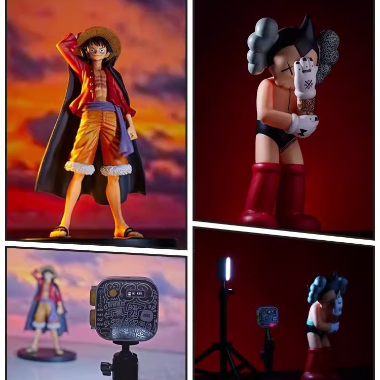 Stander Tofu Lampa RGB – Lumină de umplere de buzunar pentru desktop, streaming și fotografierea fețelor – 6W, 2500–9900K, Reglabilă luminozitate, Reglabilă temperatură de culoare