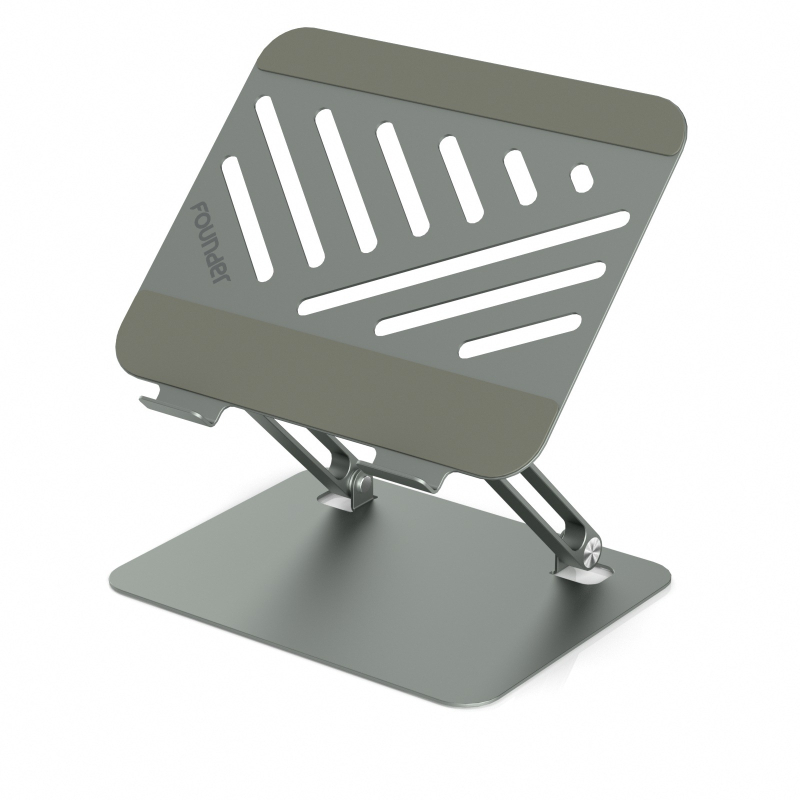 Z5 сгъваема подложка за лаптоп — 360° въртене и повдигане, за гейминг, ултрабуци и стандартни лаптопи; Материали: въглеродна стомана/алуминиева сплав/силикон; Тегло: 1.623 кг; на пазара от 2023 г.; 1 година гаранция