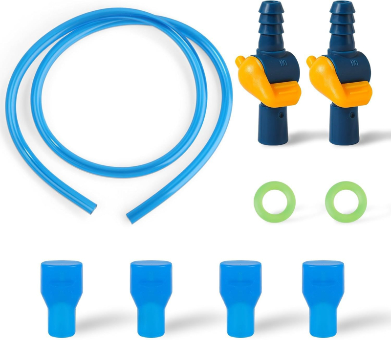 Регулируем комплект дюзи за хидратираща водна чанта, силиконов мундщук – аксесоар за колоездене и туризъм