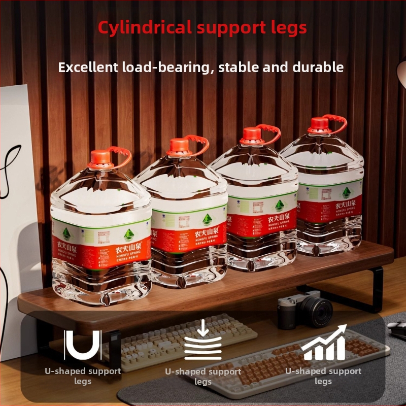 Stojan na monitor pre stolný počítač so zvýšeným stojanom a skladovacím regálom — rotačný typ; materiál: Iné; kompatibilné modely: Iné; model: Iné