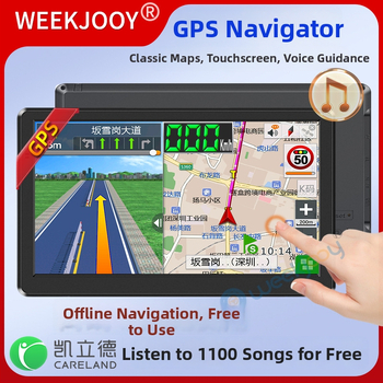 Navigator GPS All-in-One pentru mașină și camion, hărți Kailide offline, input prin scriere, navigare vocală, hartă 3D, WinCE OS