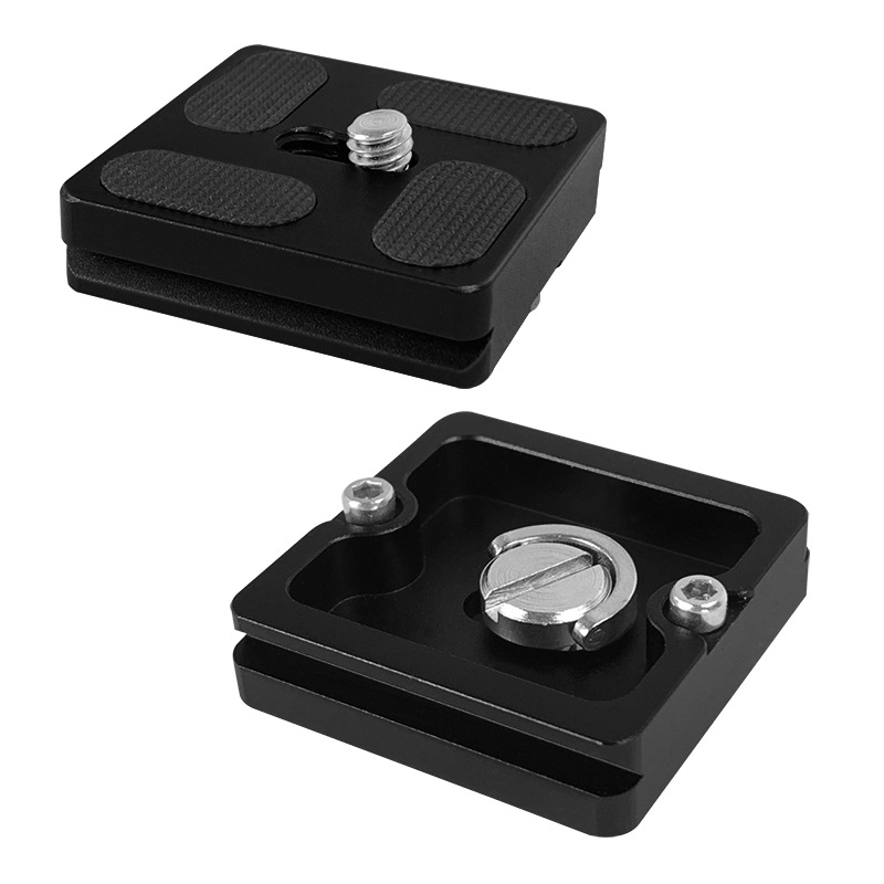 Set glave stativa za DSLR s univerzalnim platom za brzo oslobađanje, kuglična glava s pan-tilt, aluminijska legura, navoj 1/4 inča