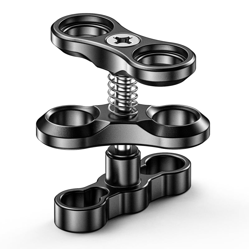 GoPro braț universal de clemă CP-2, aliaj de aluminiu, accesoriu pentru fotografie subacvatică, 90 g