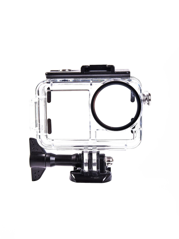 Vízálló tok DJI Action5 Pro/4/3 | Anyag: PC + 316 rozsdamentes acél | Tartalom: vízálló burkolat, alap, csavarok, párásodás elleni fólia